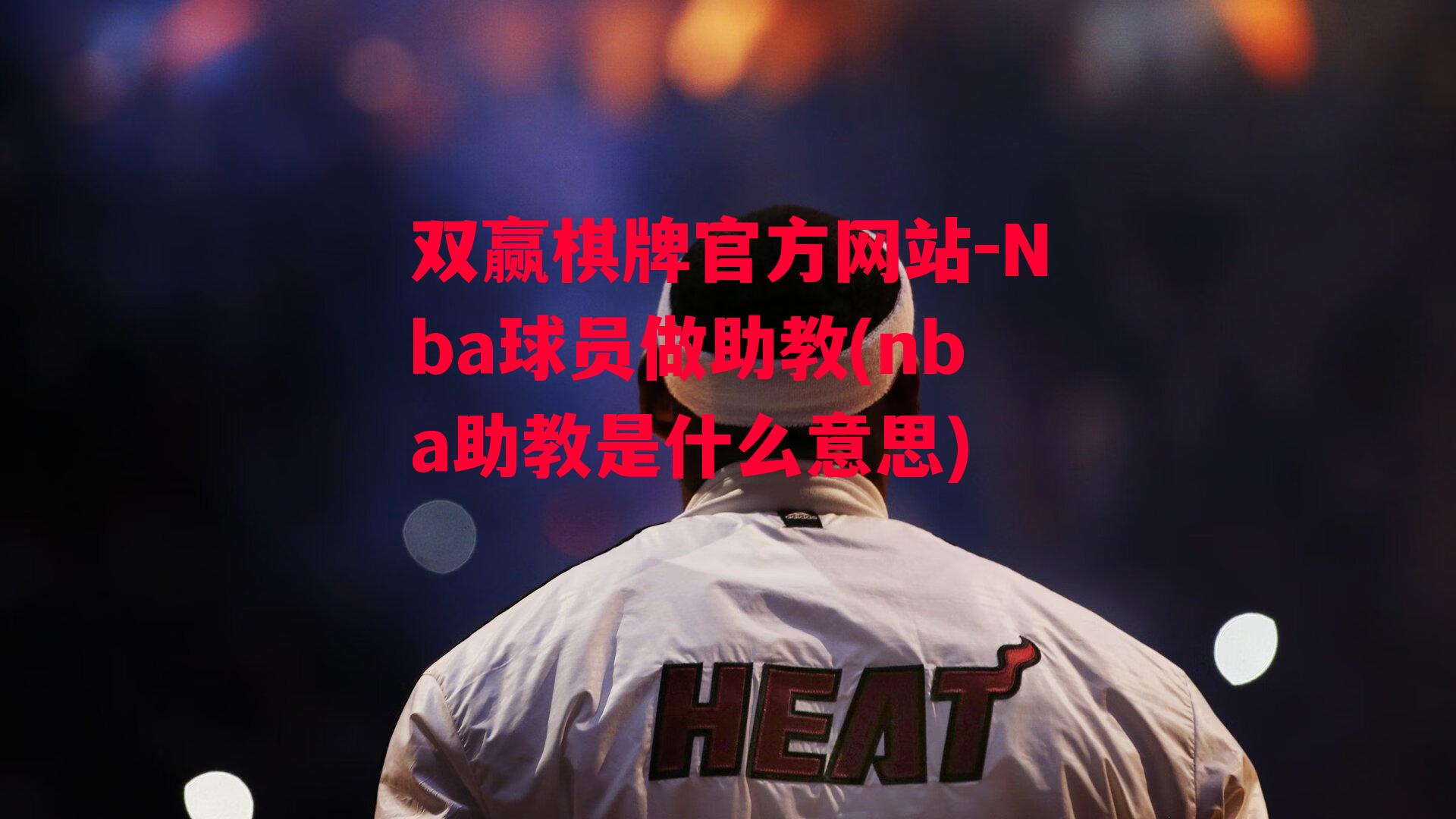 Nba球员做助教(nba助教是什么意思)